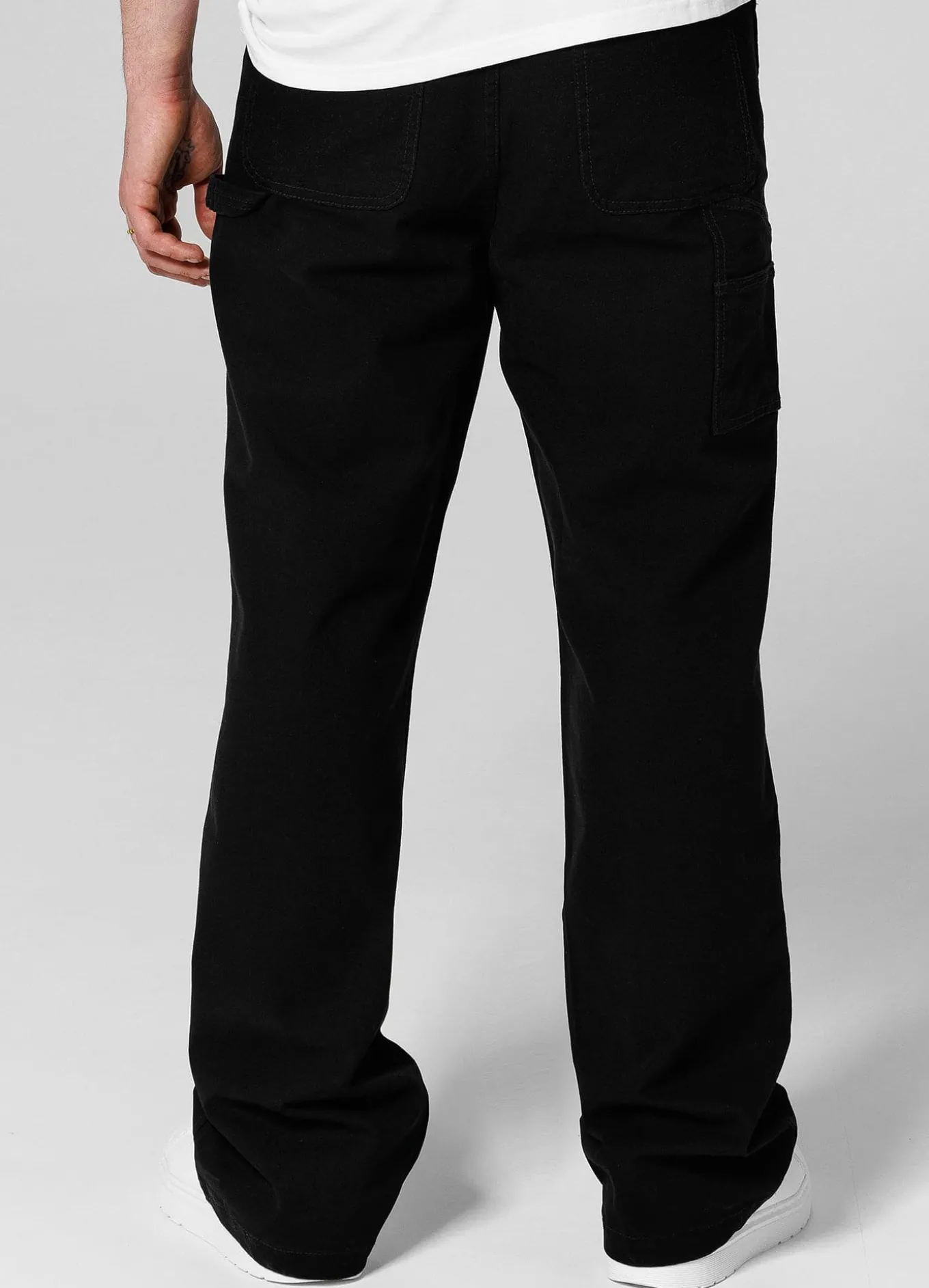 DOGWOOD Black Baggy Pants