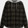 Hooded Flannel Shirt Woodson