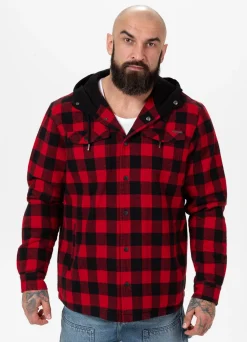 Hooded Padded Flannel Shirt Pioneer