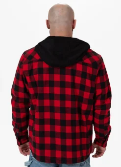 Hooded Padded Flannel Shirt Pioneer