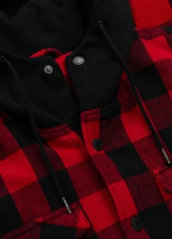 Hooded Padded Flannel Shirt Pioneer