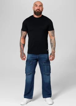 LONGSPUR Cargo Navy Wash Jeans