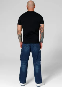 LONGSPUR Cargo Navy Wash Jeans