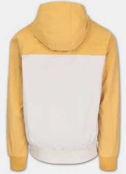 Men's hooded jacket 2 Color Longwood - Yellow/Offwhite