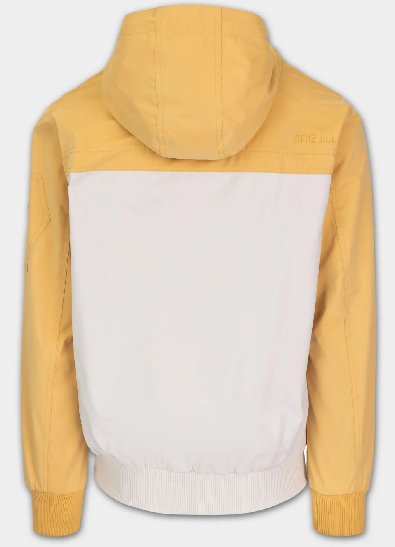 Men's hooded jacket 2 Color Longwood - Yellow/Offwhite