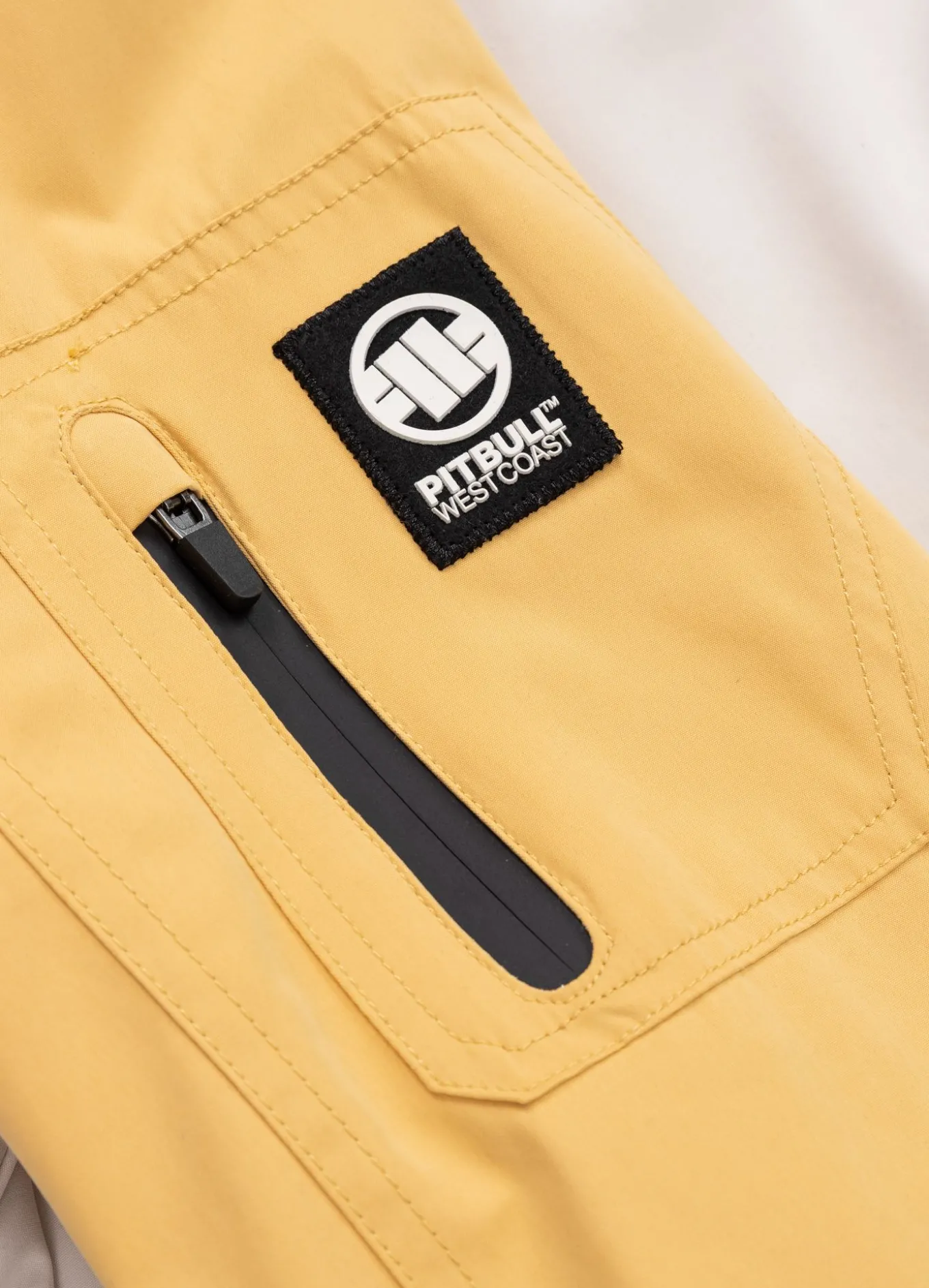 Men's hooded jacket 2 Color Longwood - Yellow/Offwhite