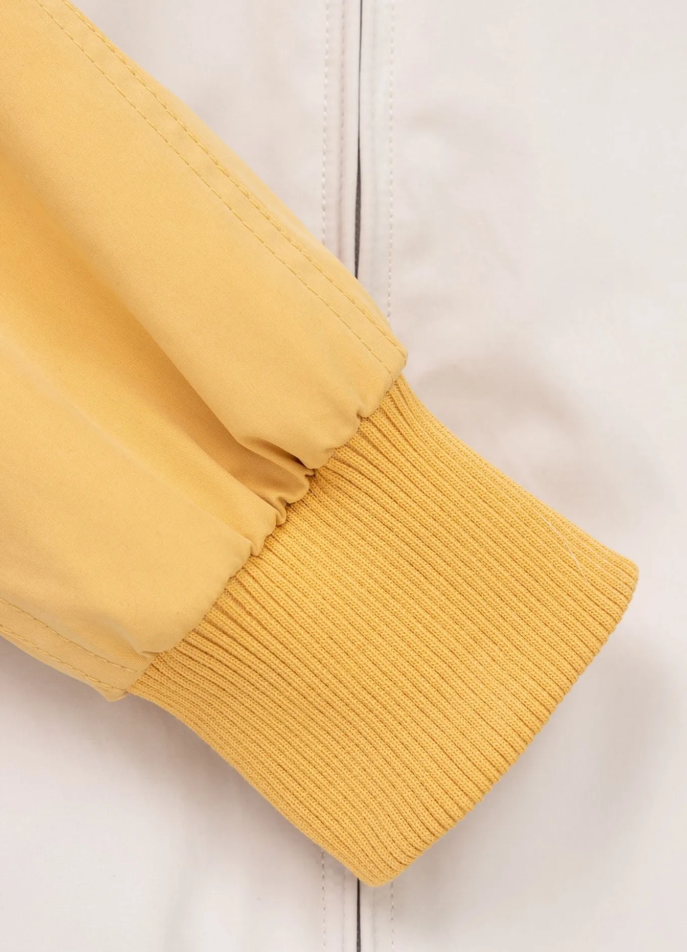 Men's hooded jacket 2 Color Longwood - Yellow/Offwhite