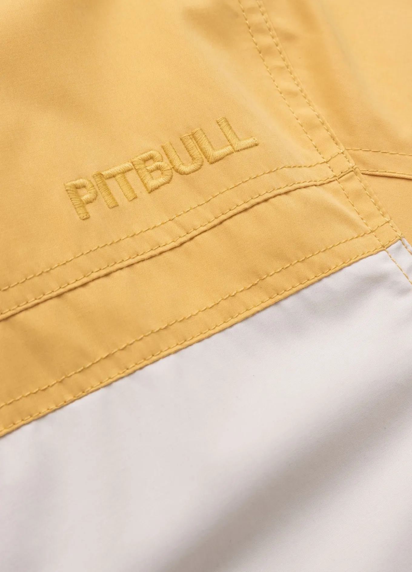 Men's hooded jacket 2 Color Longwood - Yellow/Offwhite