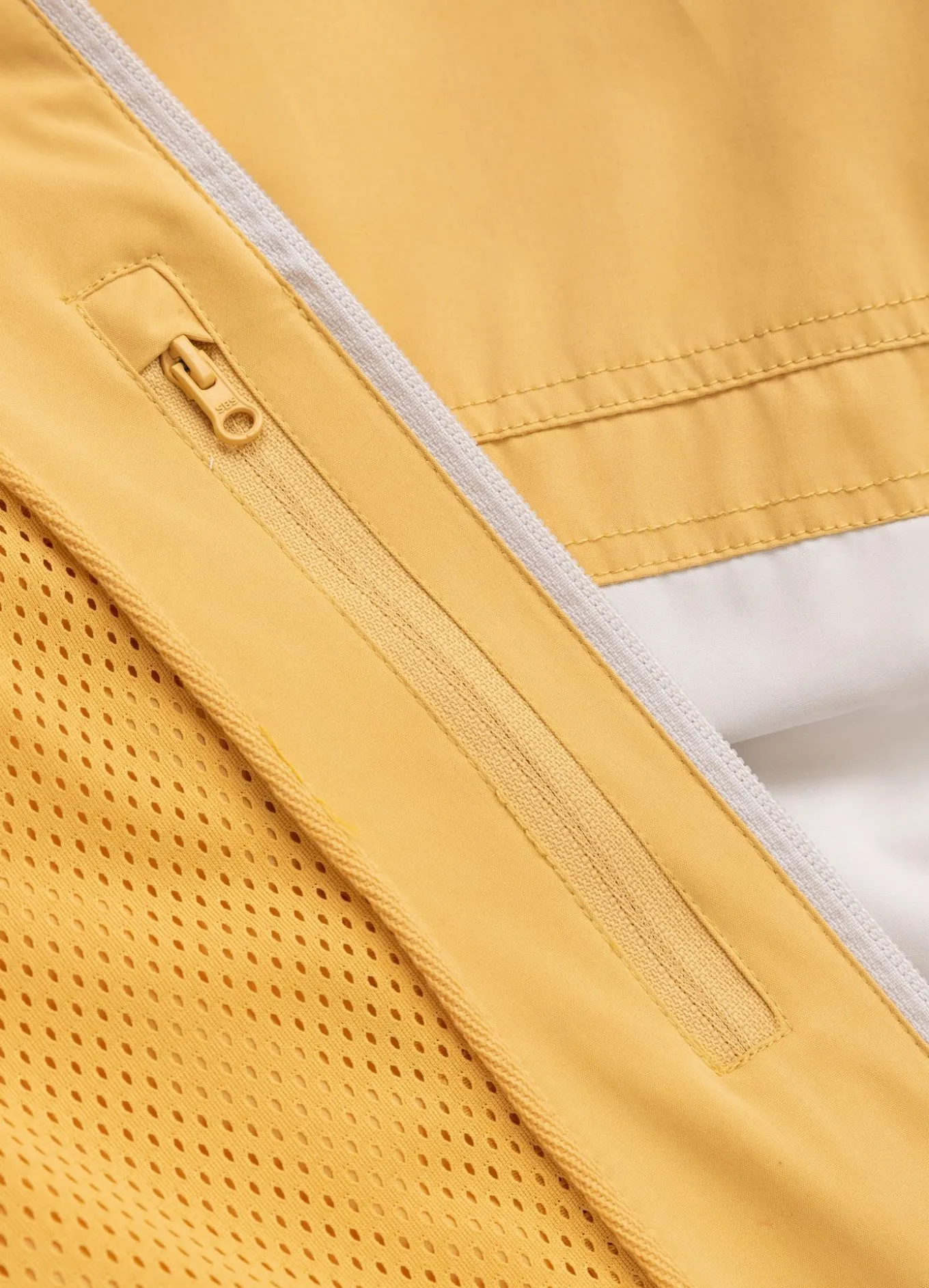 Men's hooded jacket 2 Color Longwood - Yellow/Offwhite