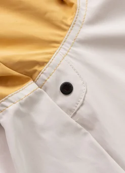 Men's hooded jacket 2 Color Longwood - Yellow/Offwhite