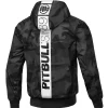 Men's hooded jacket Athletic Hilltop - All Black Camo