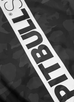 Men's hooded jacket Athletic Hilltop - All Black Camo