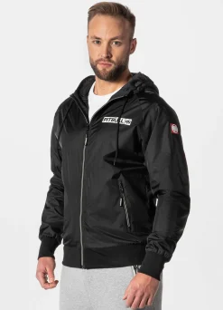 Men's hooded jacket Athletic Hilltop - Black