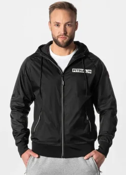 Men's hooded jacket Athletic Hilltop - Black