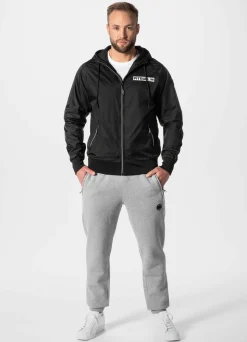 Men's hooded jacket Athletic Hilltop - Black