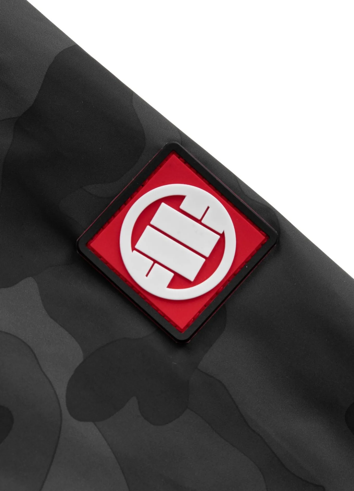 Men's hooded jacket Athletic Logo - All Black Camo