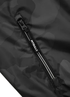 Men's hooded jacket Athletic Hilltop - All Black Camo
