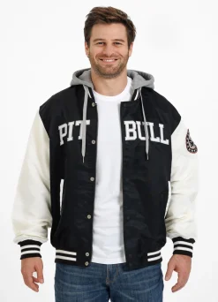 Men's hooded jacket Falcon Ridge - Black