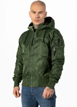 Men's hooded jacket Starwood II - Olive