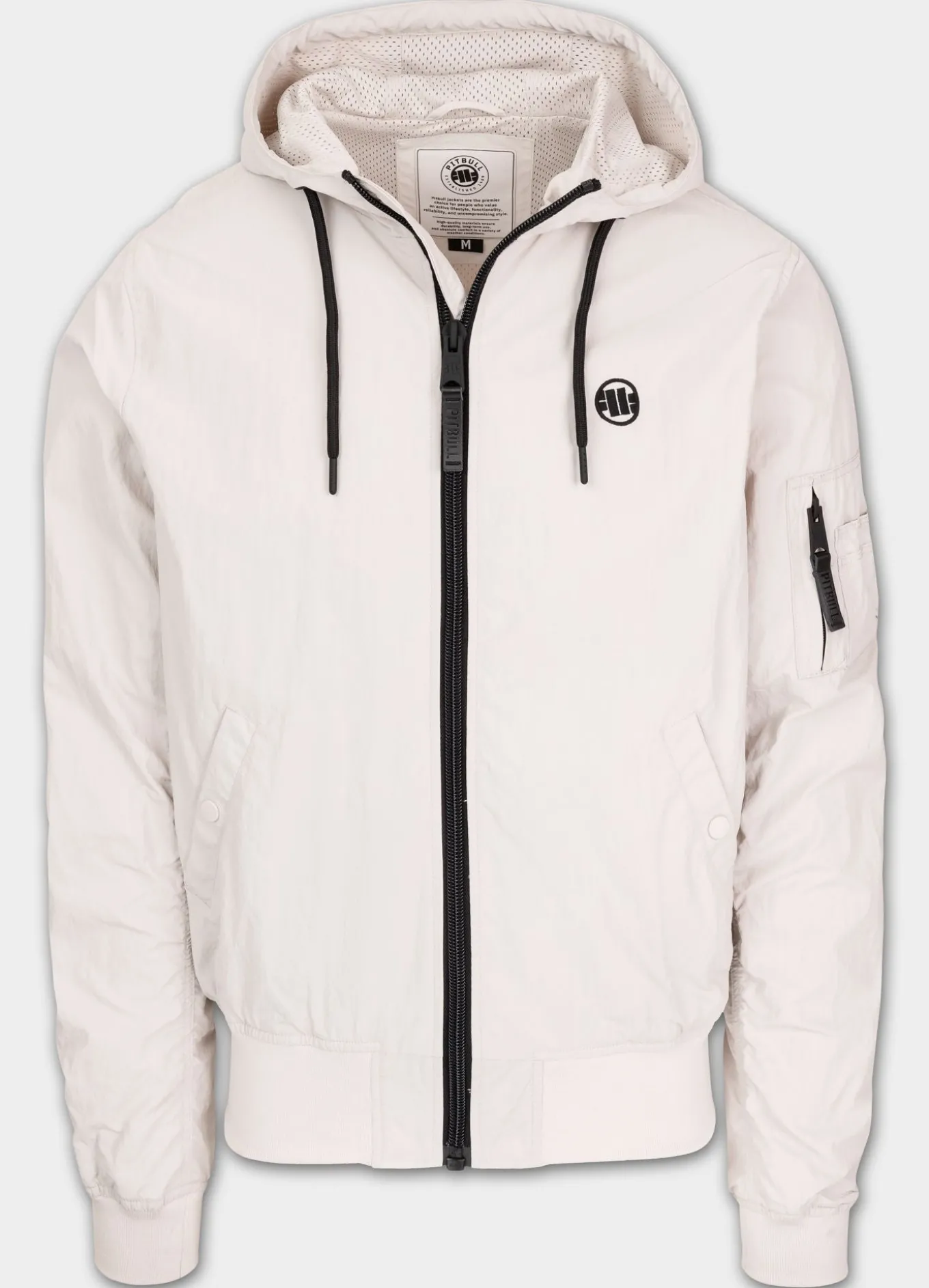 Men's hooded jacket STEIN - Offwhite