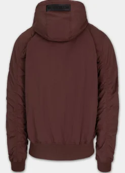 Men's hooded jacket STEIN - Burgundy