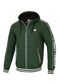 Men's hooded jacket Whitewood - Dark green