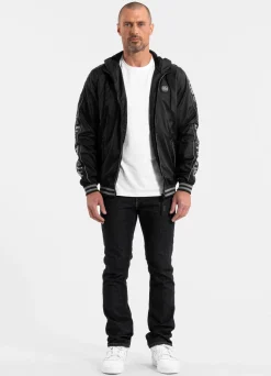 Men's hooded jacket Whitewood - Black