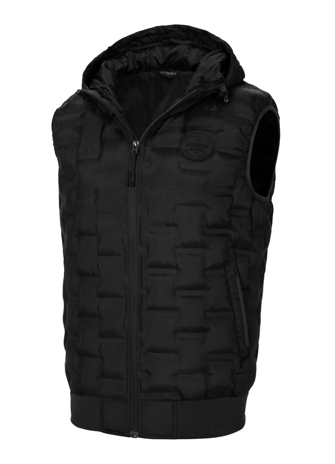 Men's hooded Vest Eclipse - Black