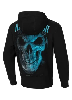 Men's Hoodie Blue Skull