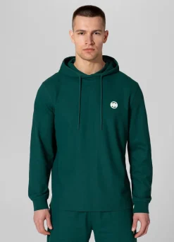 Men's Hoodie Pique Rockey - Dark green