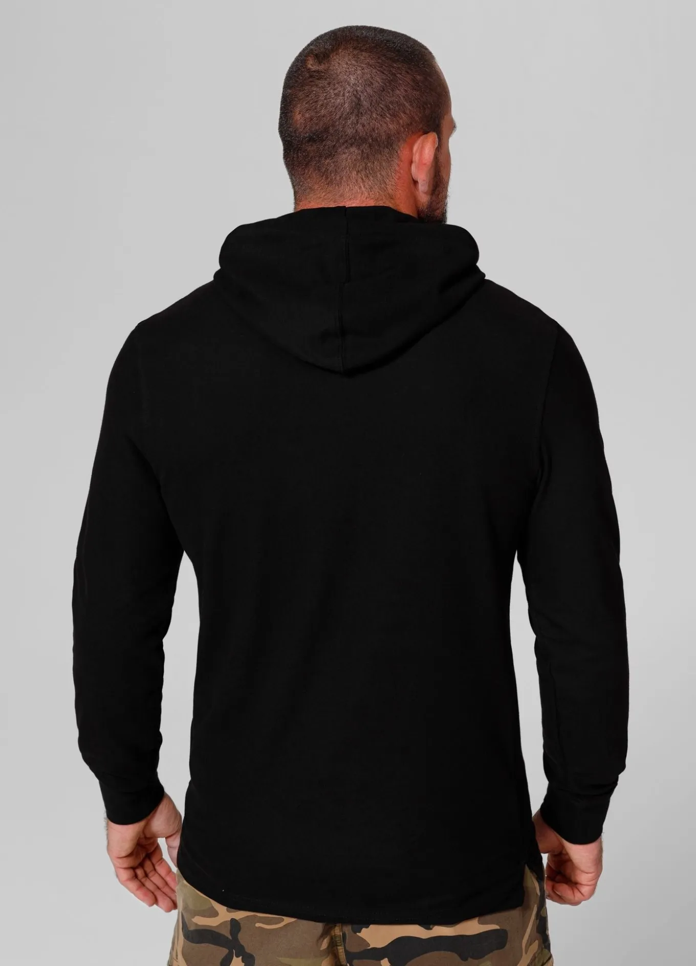 Men's Hoodie Pique Rockey - Black