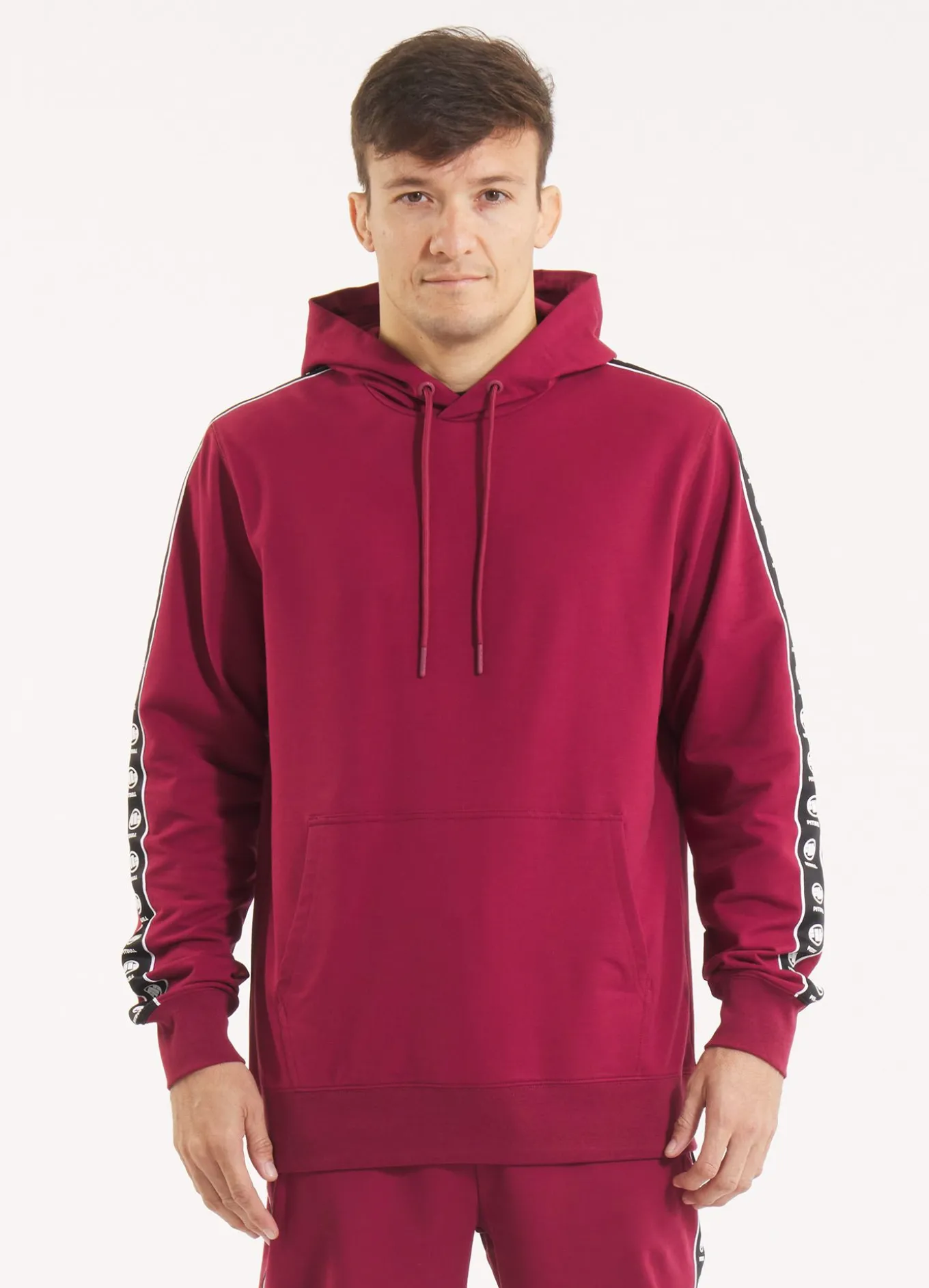Men's Hoodie TAPE NUGGET - Burgundy