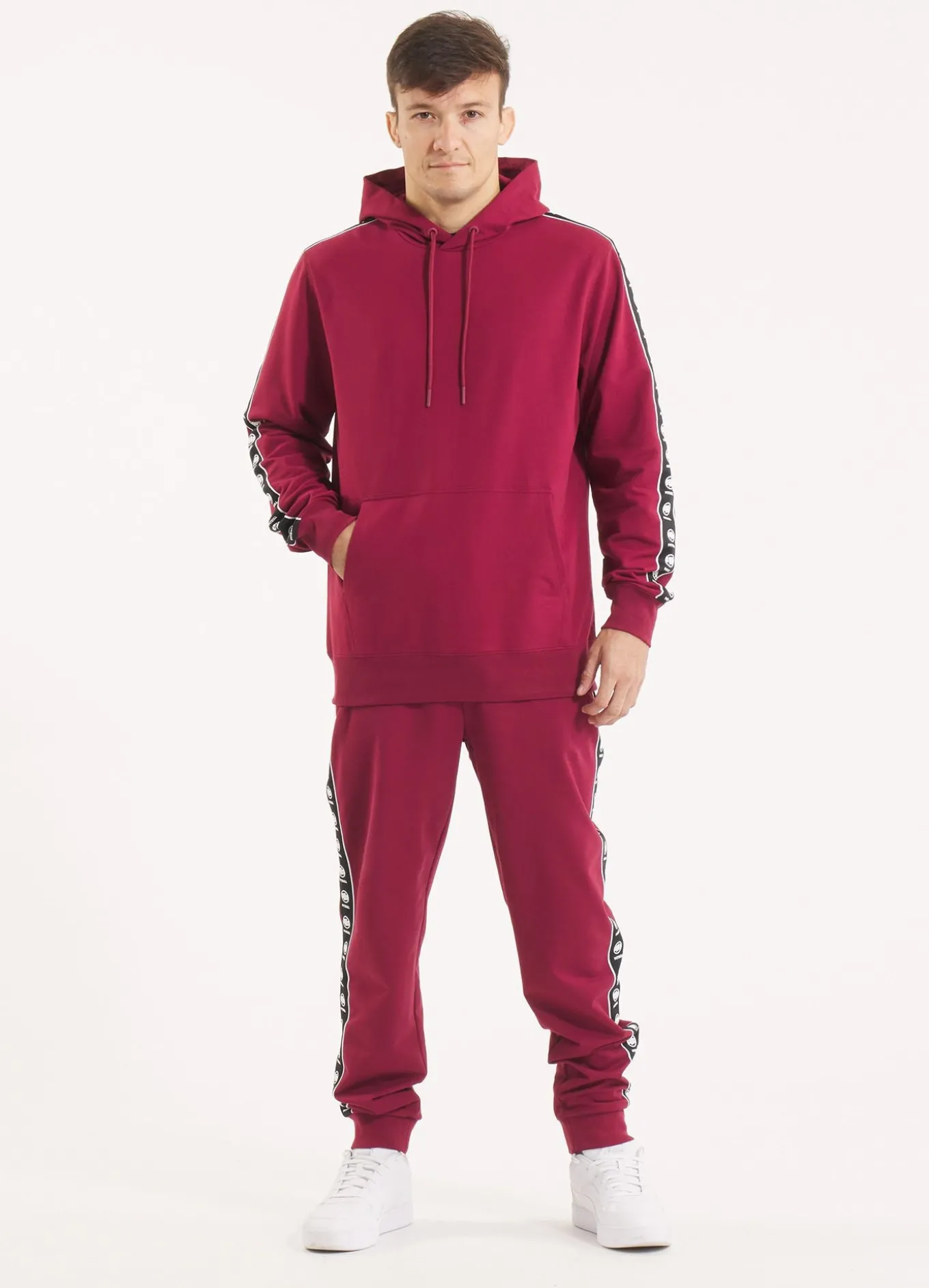 Men's Hoodie TAPE NUGGET - Burgundy
