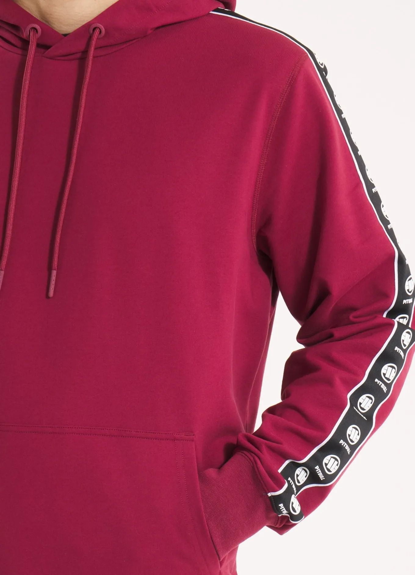 Men's Hoodie TAPE NUGGET - Burgundy