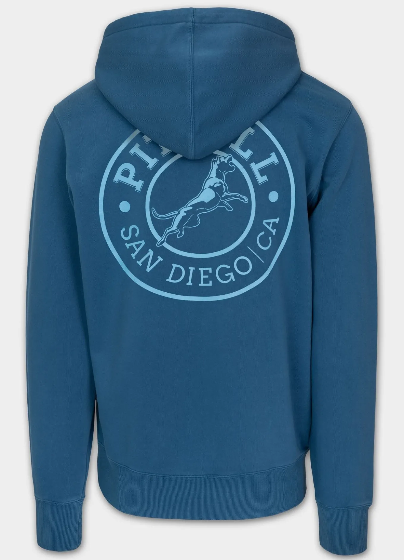 Men's Hoodie Washed VINTAGE BOXING - Shade blue