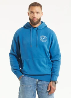 Men's Hoodie Washed VINTAGE BOXING - Shade blue