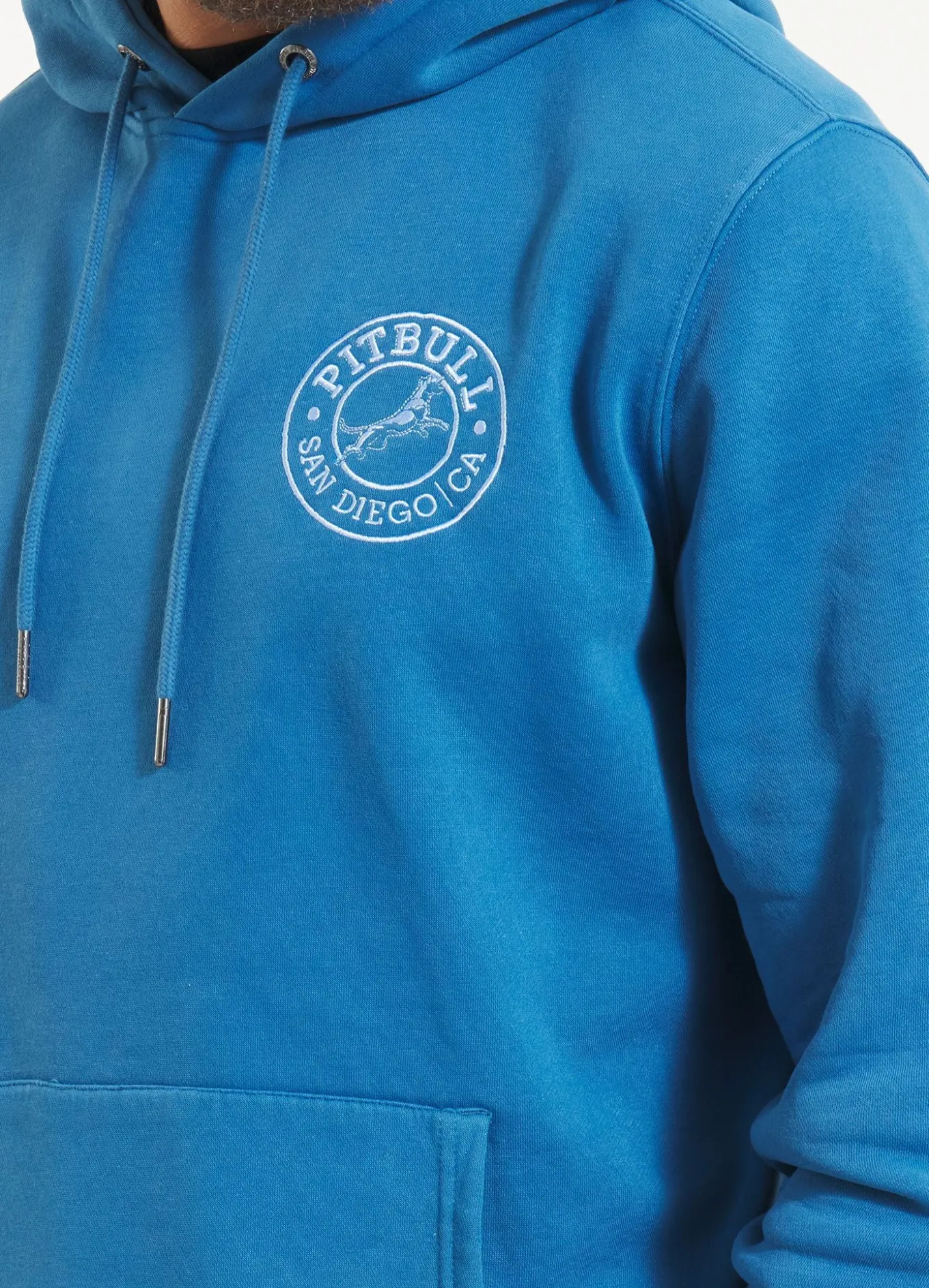Men's Hoodie Washed VINTAGE BOXING - Shade blue