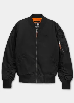 Men's jacket MA-1 Logo - Black