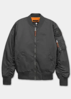 Men's jacket MA-1 Logo - Graphite
