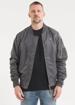 Men's jacket MA-1 Logo - Graphite