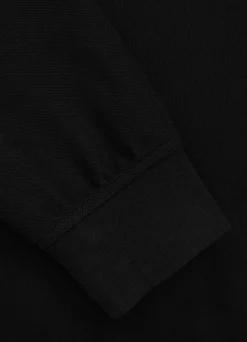 Men's Longsleeve Pique Rockey - Black