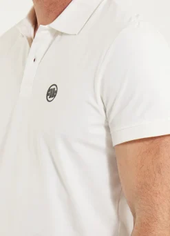 Men's Polo shirt Jersey Slim Fit Small Logo - Offwhite