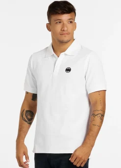Men's Polo shirt Pique Rockey - White