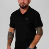 Men's Polo shirt Pique Rockey - Black