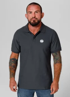 Men's Polo shirt Pique Rockey - Graphite