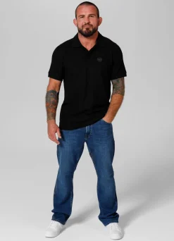Men's Polo shirt Pique Rockey - Black