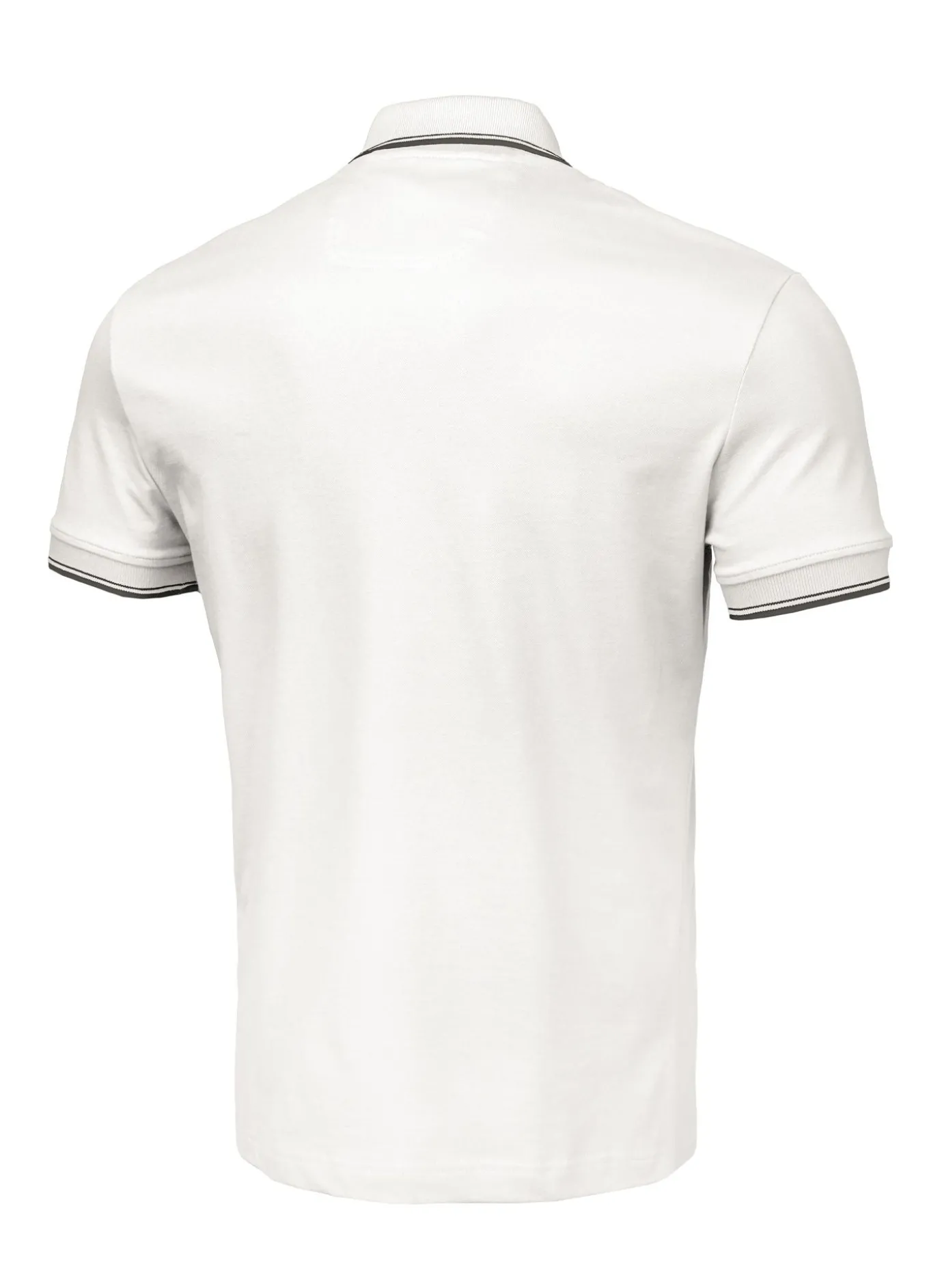 Men's Polo shirt Pique Stripes Regular - Offwhite