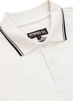 Men's Polo shirt Pique Stripes Regular - Offwhite