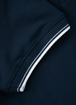 Men's Polo shirt Pique Stripes Regular - Navy