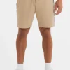 Men's sweat shorts TAPE NUGGET - Pale sand